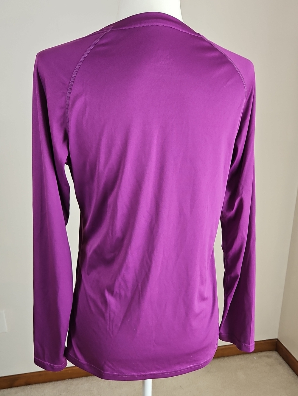Naviskin UPF 50 Performance Long Sleeve Shirt Purple Granola Gorpcore M - Picture 3 of 6